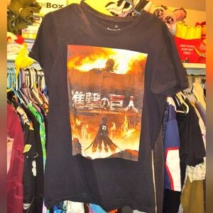 Black Graphic T-Shirt Attack On Titan Shirt Anime Mango TV Show Levi Ackerman
